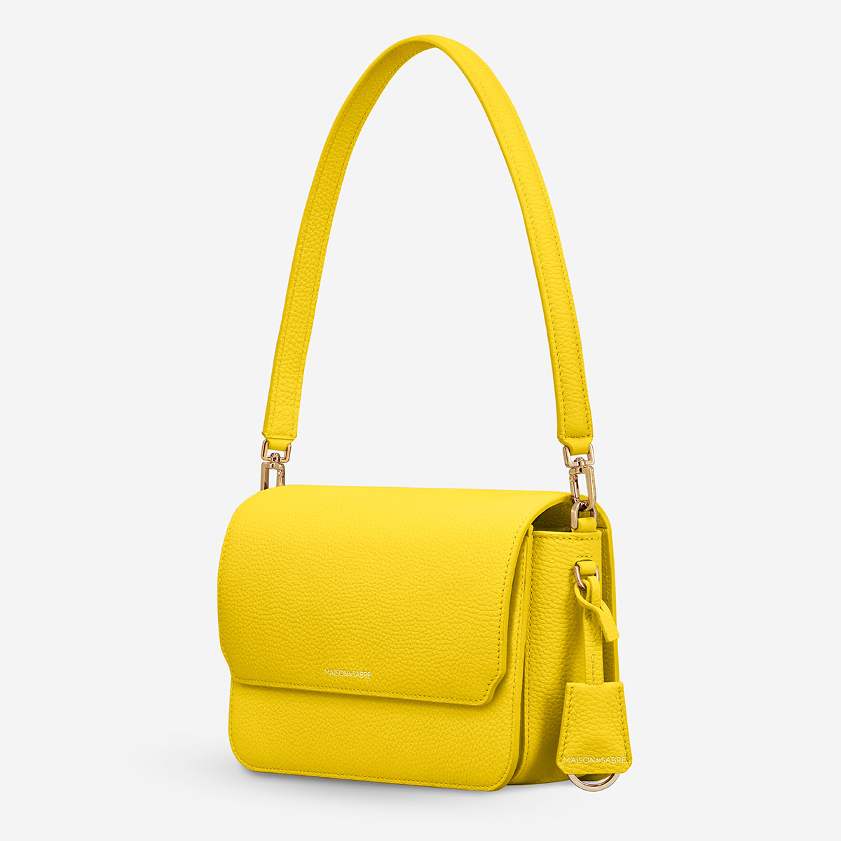 The Medium Flap Bag - Daisy Yellow