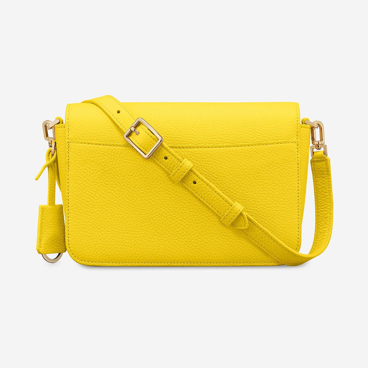 The Medium Flap Bag - Daisy Yellow