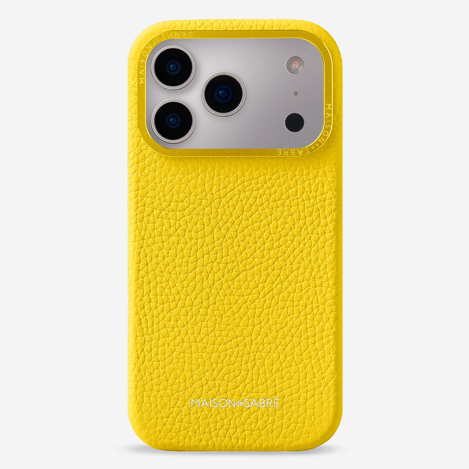 レザーケース iPhone 18 Pro Max Case Daisy Yellow | MAISON de SABRÉ