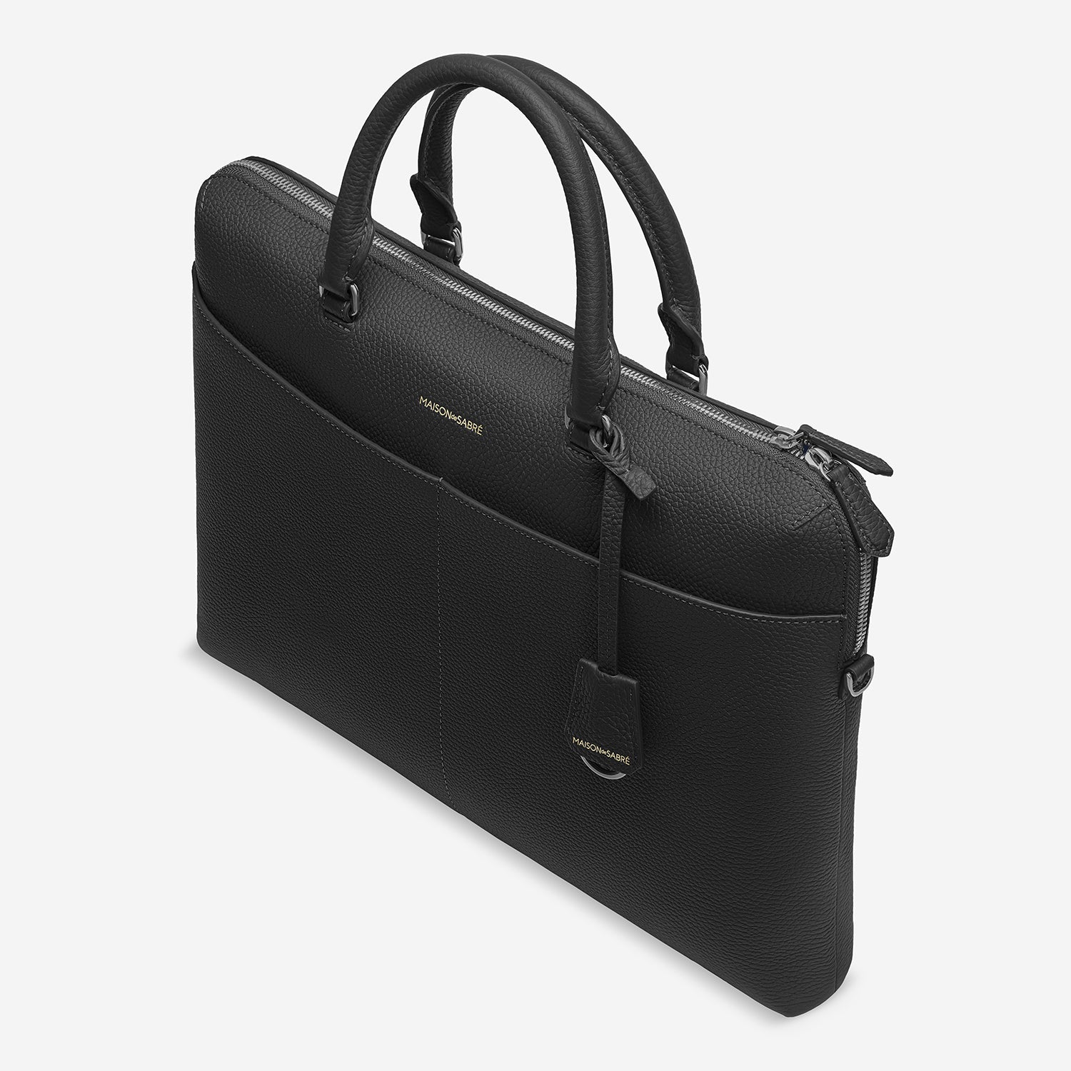 ノートPCケース Maison de Sabre ラップトップバッグ Laptop Bag ブラックキャビア | MAISON de SABRÉ