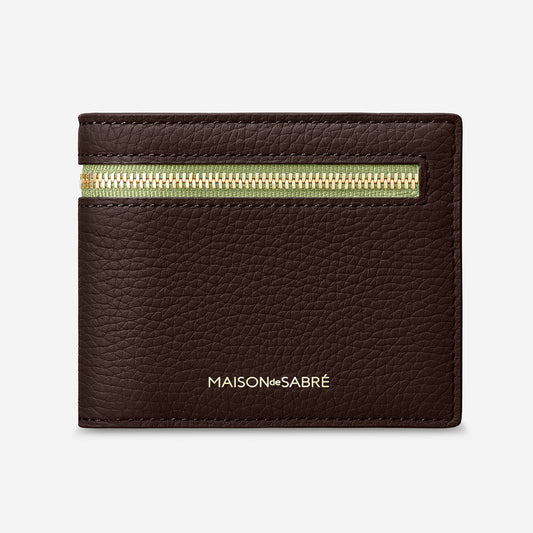 The Slim Bifold Wallet - Espresso Matcha