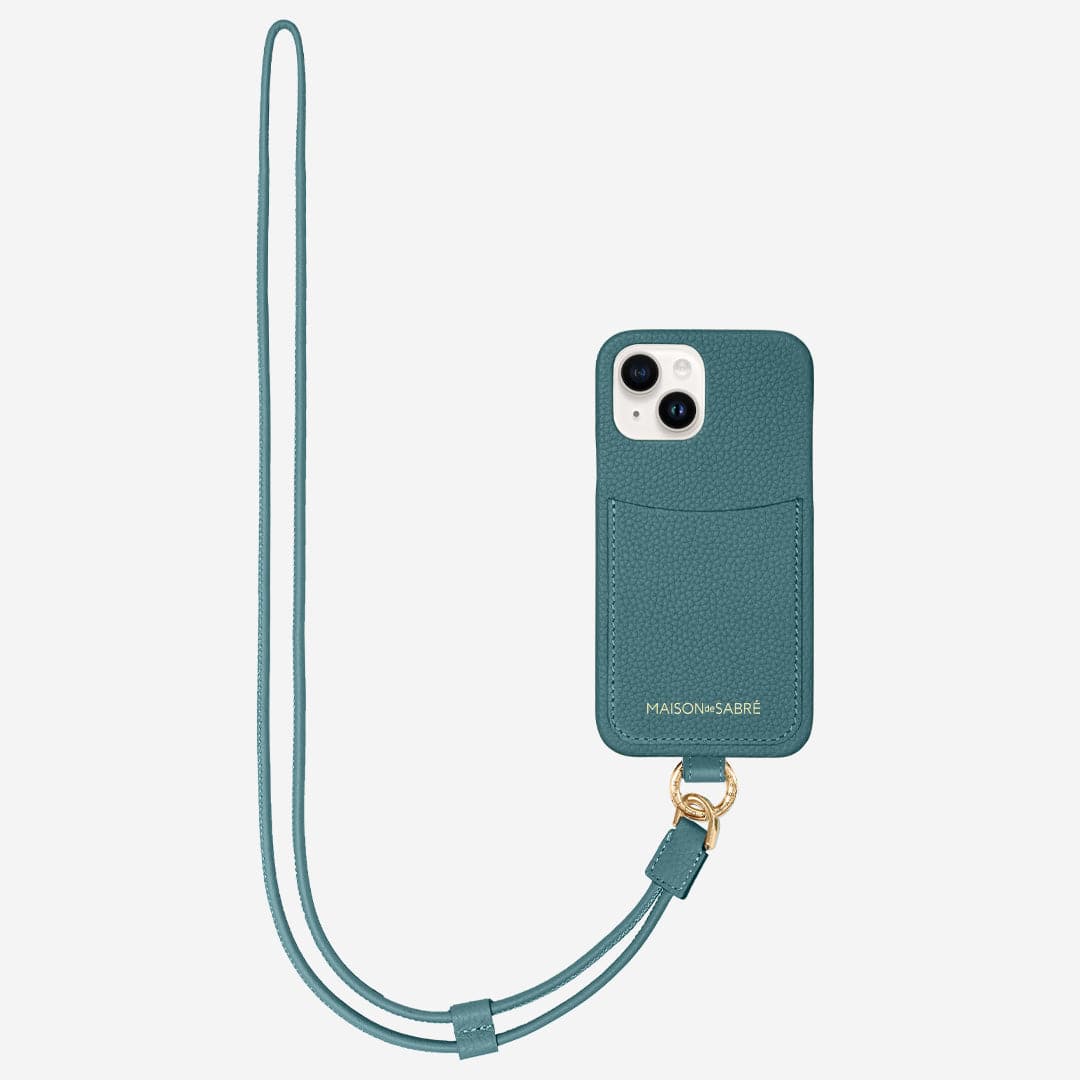 The Sling Phone Case iPhone 15 - Bondi Blue – MAISON de SABRÉ