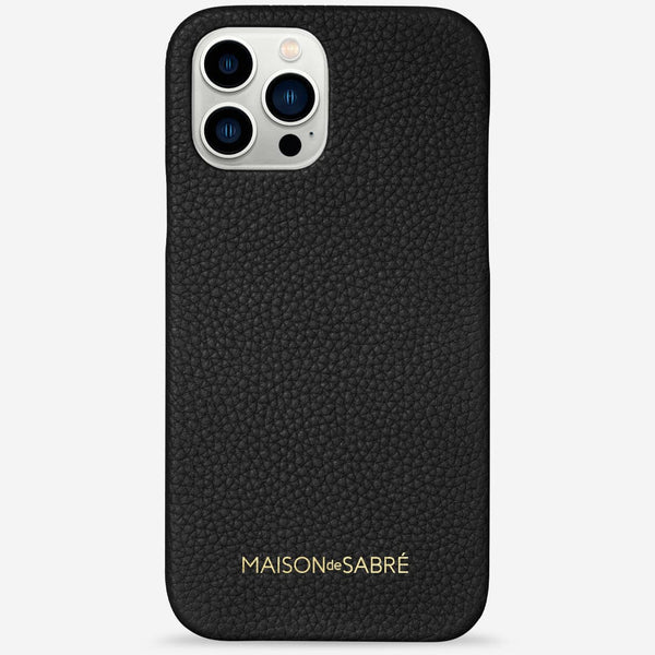 MAISON de SABRE iPhone 13 Pro Max ケース FRONT_BLACK_3e70bc10-ff9b-4894