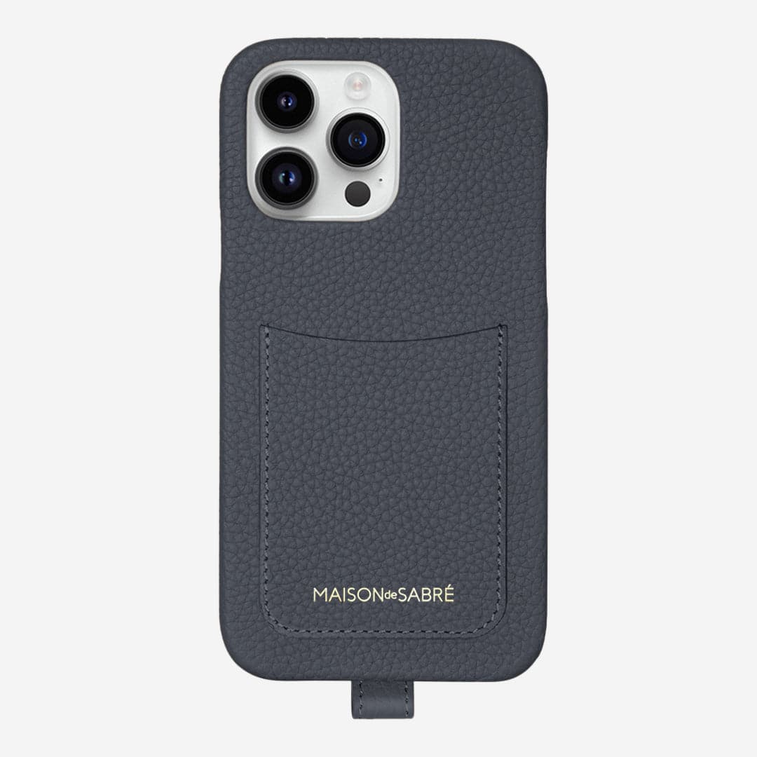 The Sling Phone Case iPhone 15 Pro Graphite Grey – MAISON de SABRÉ