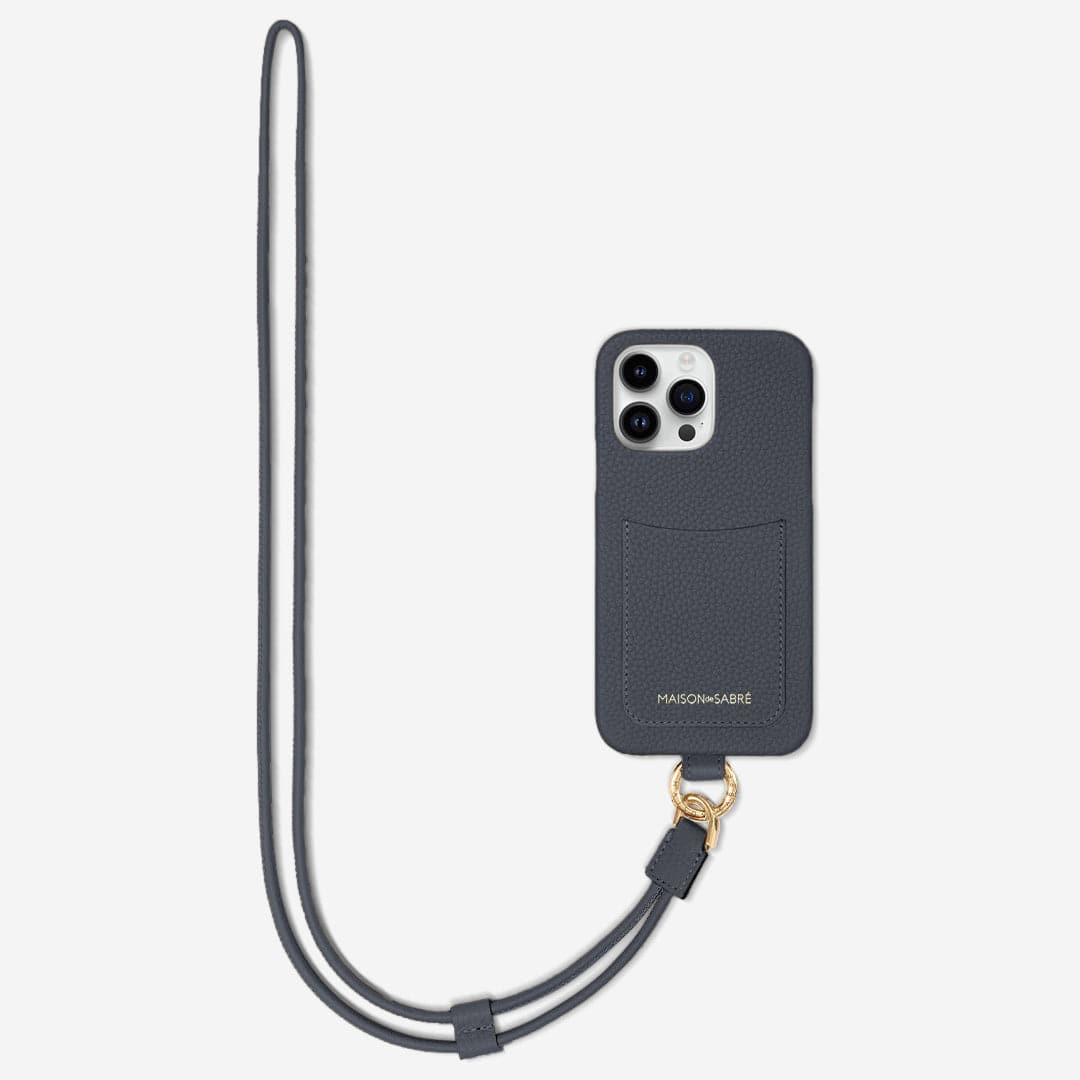 The Sling Phone Case iPhone 14 Pro - Graphite Grey – MAISON de SABRÉ