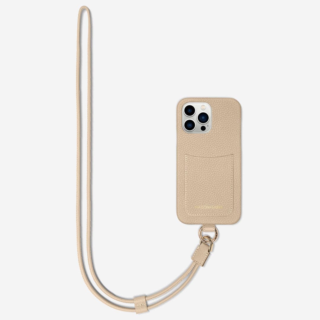 The Sling Phone Case iPhone 13 Pro - Saharan Nude – MAISON de SABRÉ