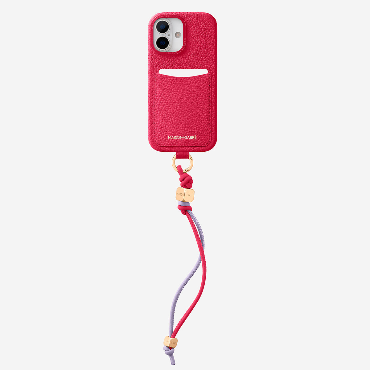 The Wristlet Phone Case iPhone 17 - Shibuya Fuchsia – MAISON