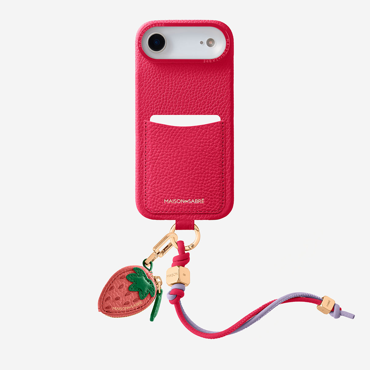 The Wristlet Phone Case iPhone 17 Air - Shibuya Fuchsia