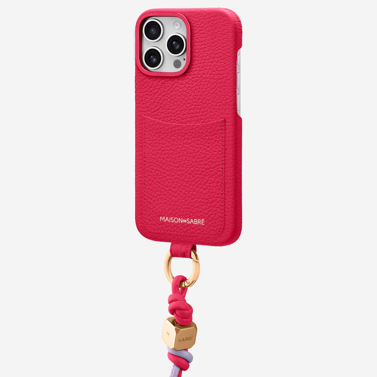 The Wristlet Phone Case iPhone 16 Pro - Shibuya Fuchsia