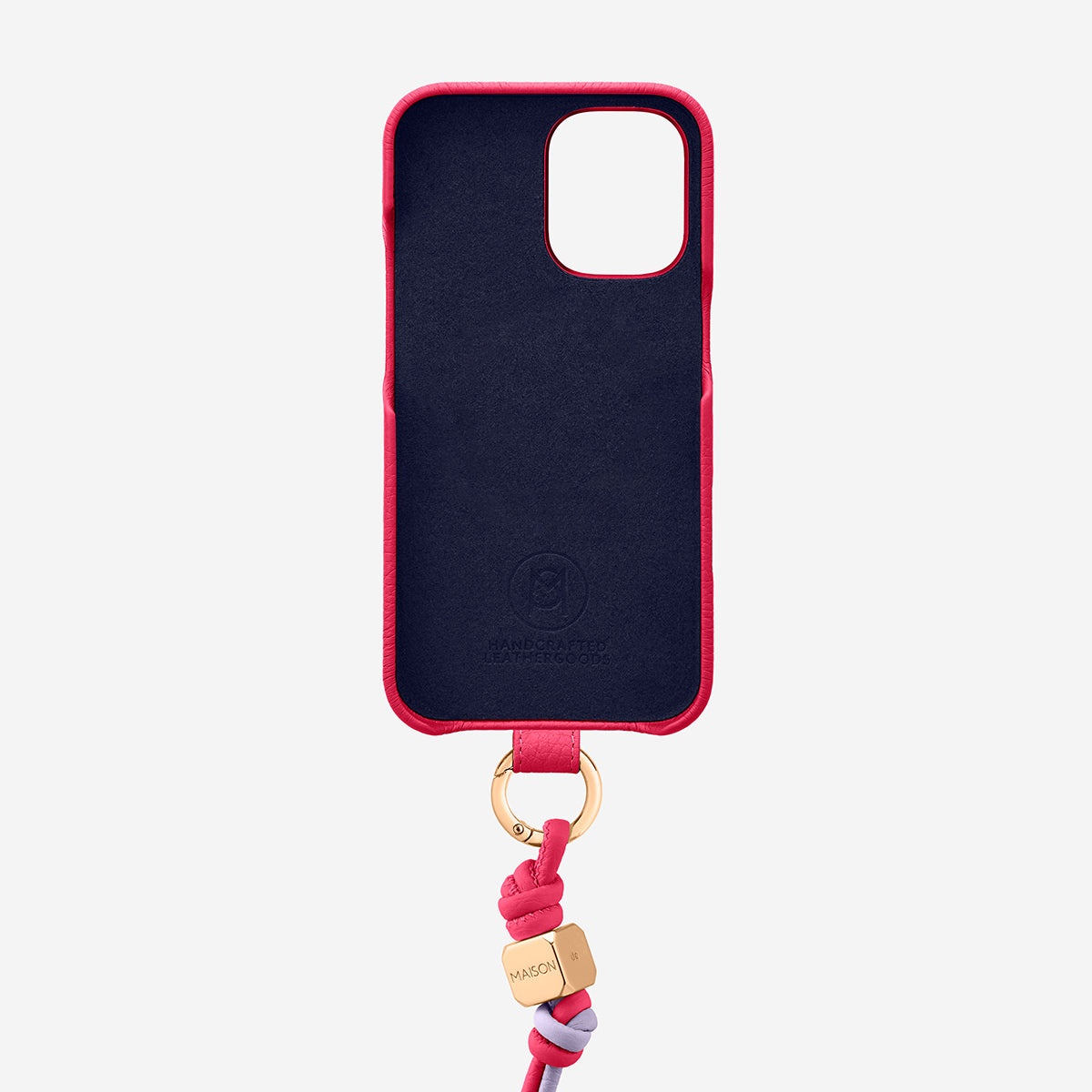 The Wristlet Phone Case iPhone 16 - Shibuya Fuchsia – MAISON de SABRÉ