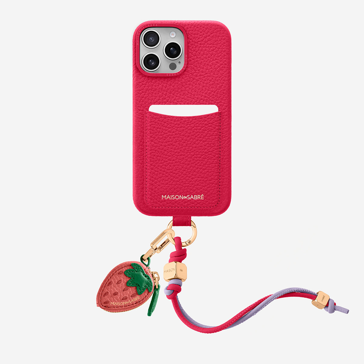 The Wristlet Phone Case iPhone 16 Pro Max - Shibuya Fuchsia