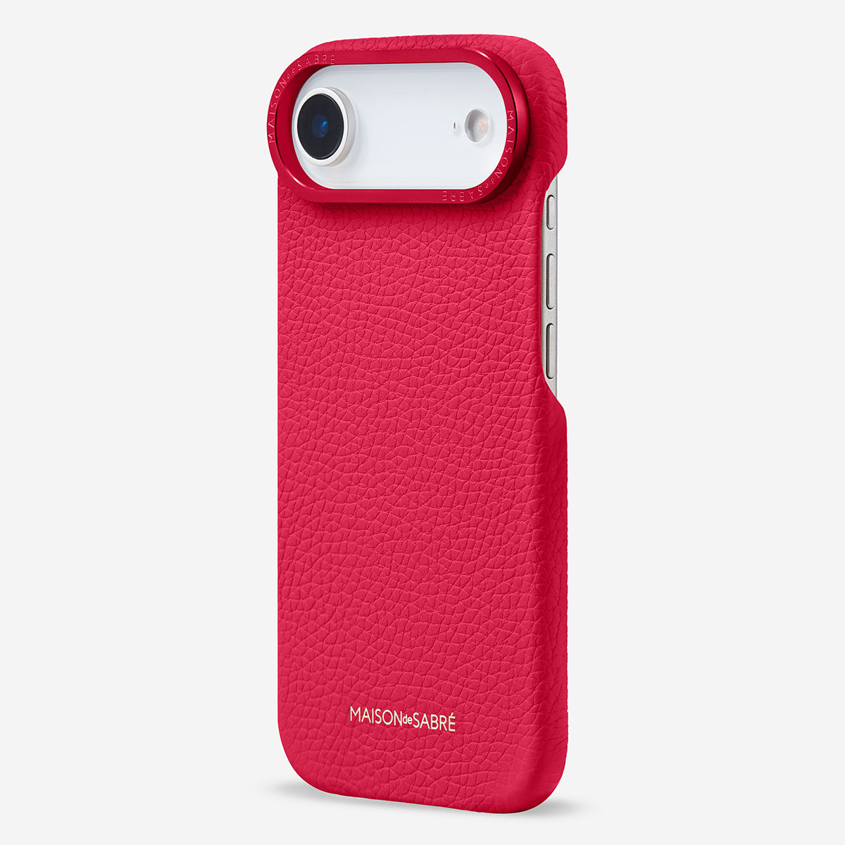 MAISON de SABRE iPhone air ケース ピンク レザーケース iPhone 17 Air Case シブヤフューシャ | MAISON de SABRÉ