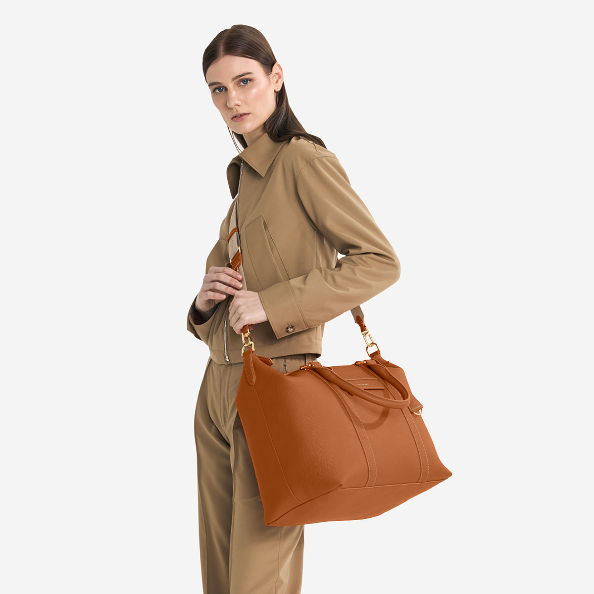 The Travel Tote - Pecan Brown