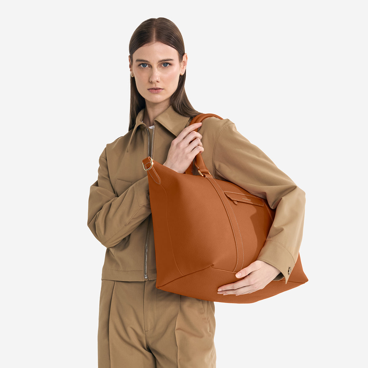 The Travel Tote - Pecan Brown