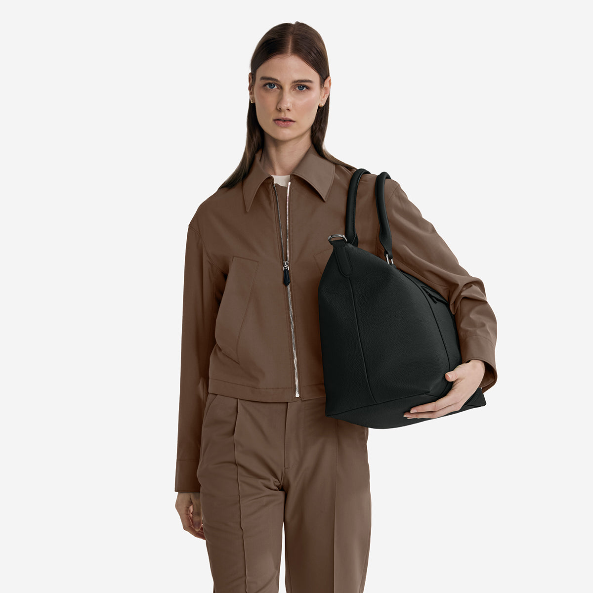 ボストンバッグ Weekender ブラックキャビア | MAISON de SABRÉ