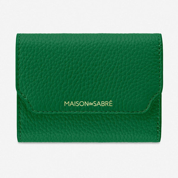 The Trifold Wallet - Emerald Lily – MAISON de SABRÉ