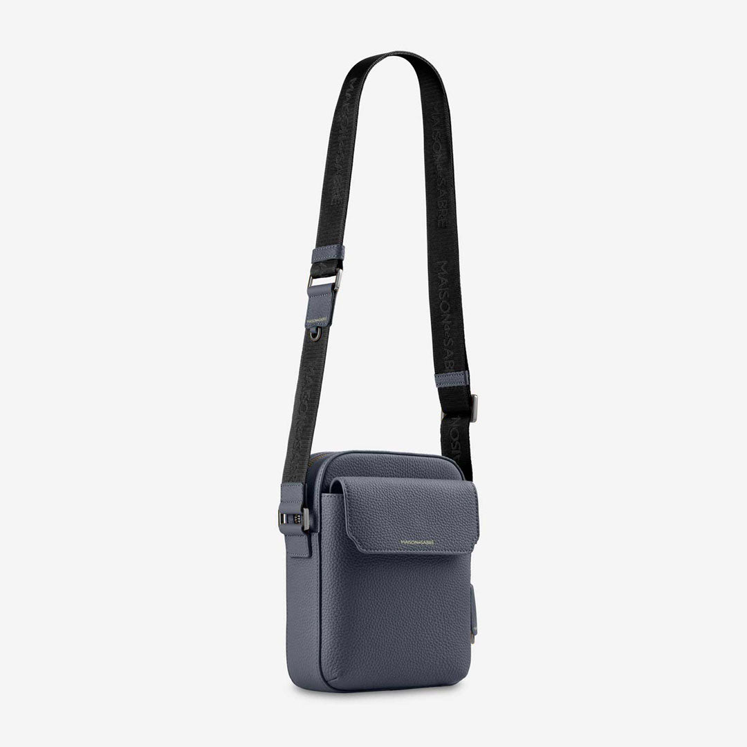 【ほぼ未使用】メゾンドサブレ ミニショルダーバッグ グラファイトグレー メッセンジャーバッグ Small Messenger Bag グラファイトグレー