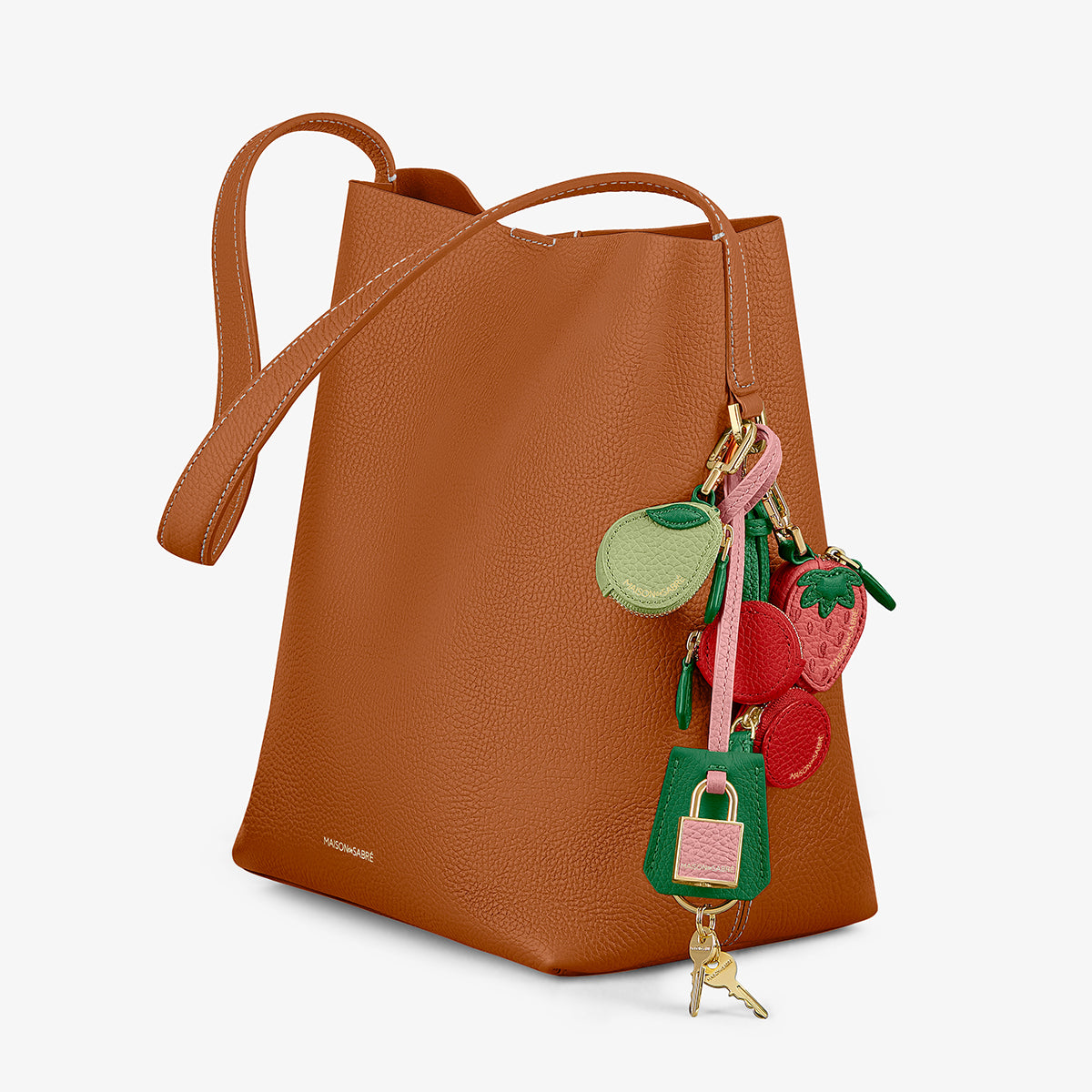 バッグチャーム SABRÉMOJI™ Padlock Charm エメラルドリリー | MAISON