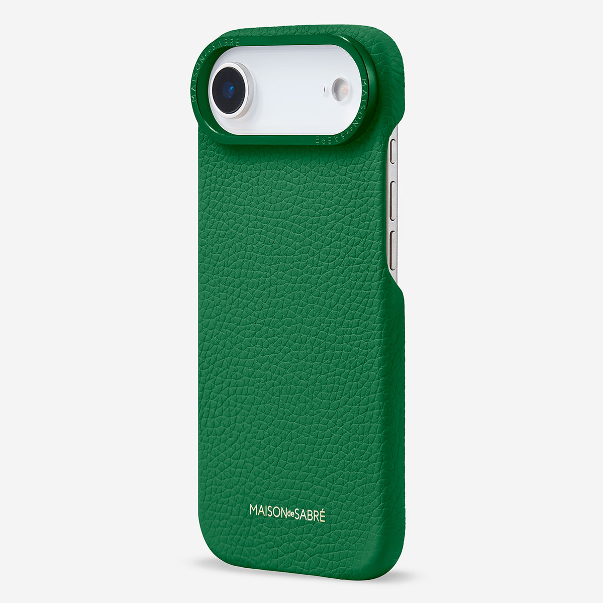 レザーケース iPhone 17 Air Case エメラルドグリーン | MAISON de SABRÉ