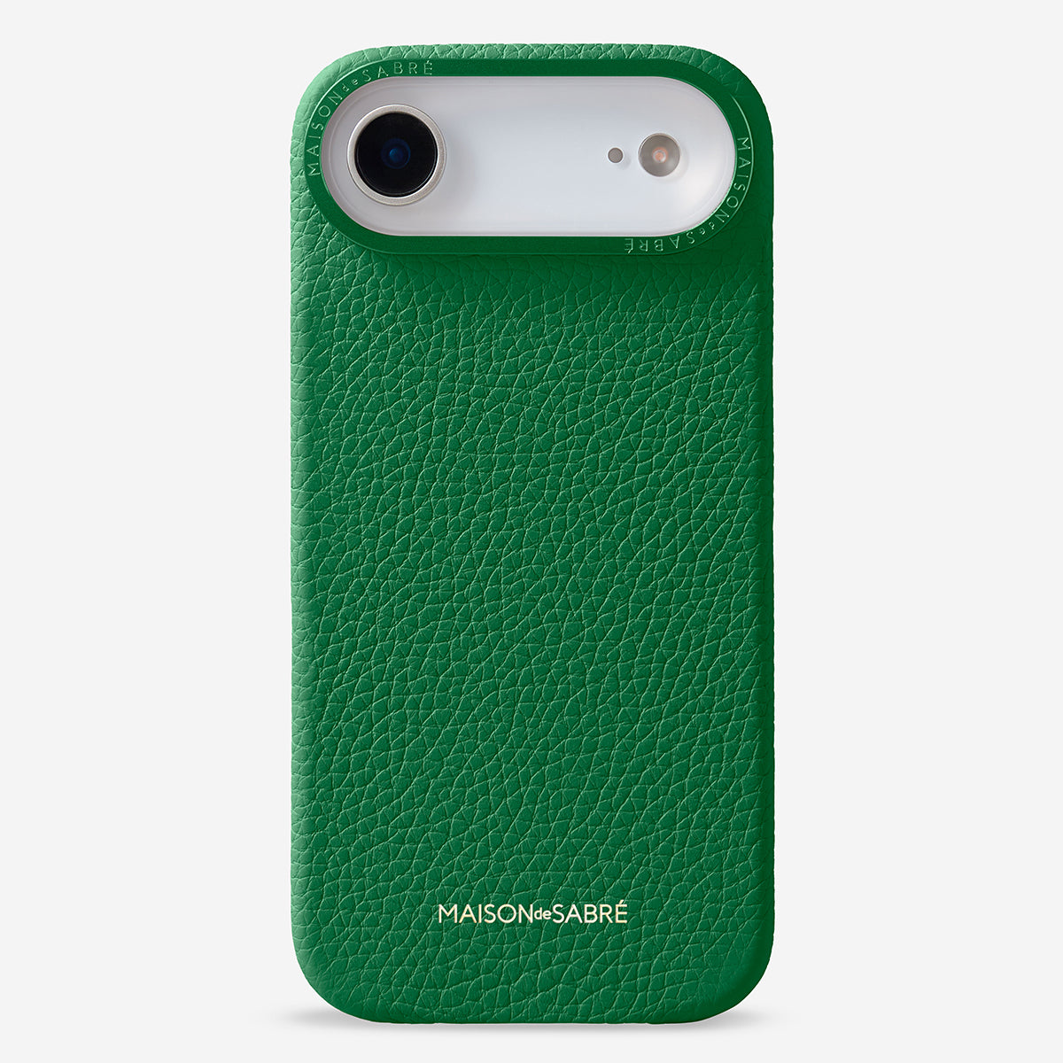 レザーケース iPhone 17 Air Case エメラルドグリーン | MAISON de SABRÉ