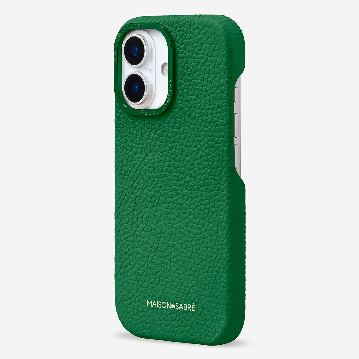 レザーケース iPhone 17 Case エメラルドグリーン | MAISON de SABRÉ