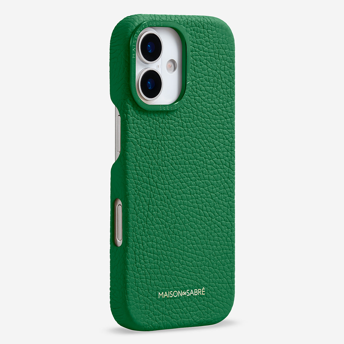 レザーケース iPhone 17 Case エメラルドグリーン | MAISON de SABRÉ