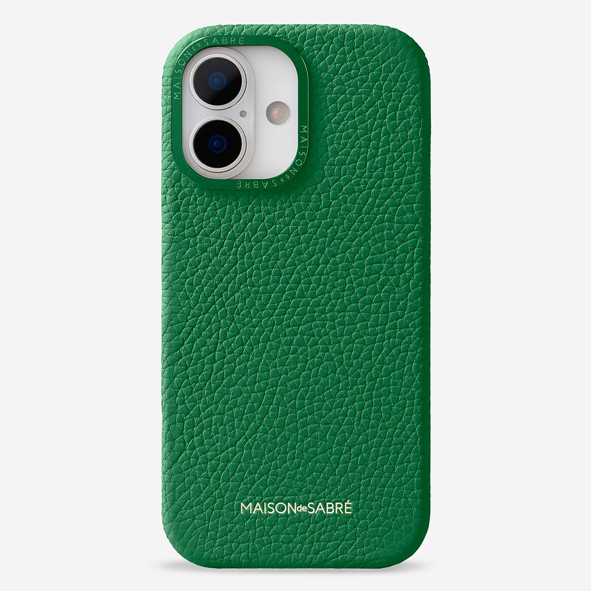 レザーケース iPhone 17 Case エメラルドグリーン | MAISON de SABRÉ