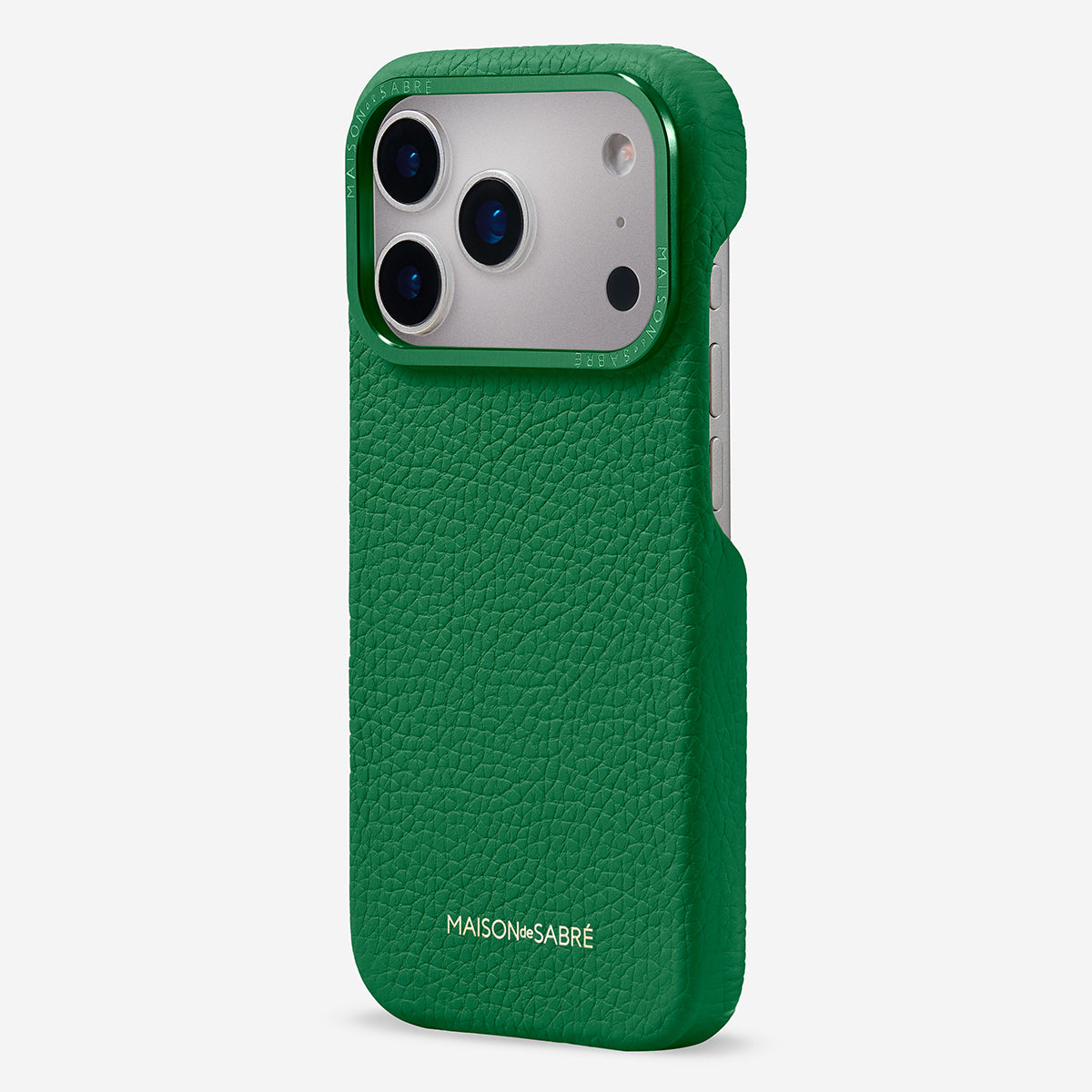 レザーケース iPhone 17 Pro Max Case エメラルドグリーン | MAISON de