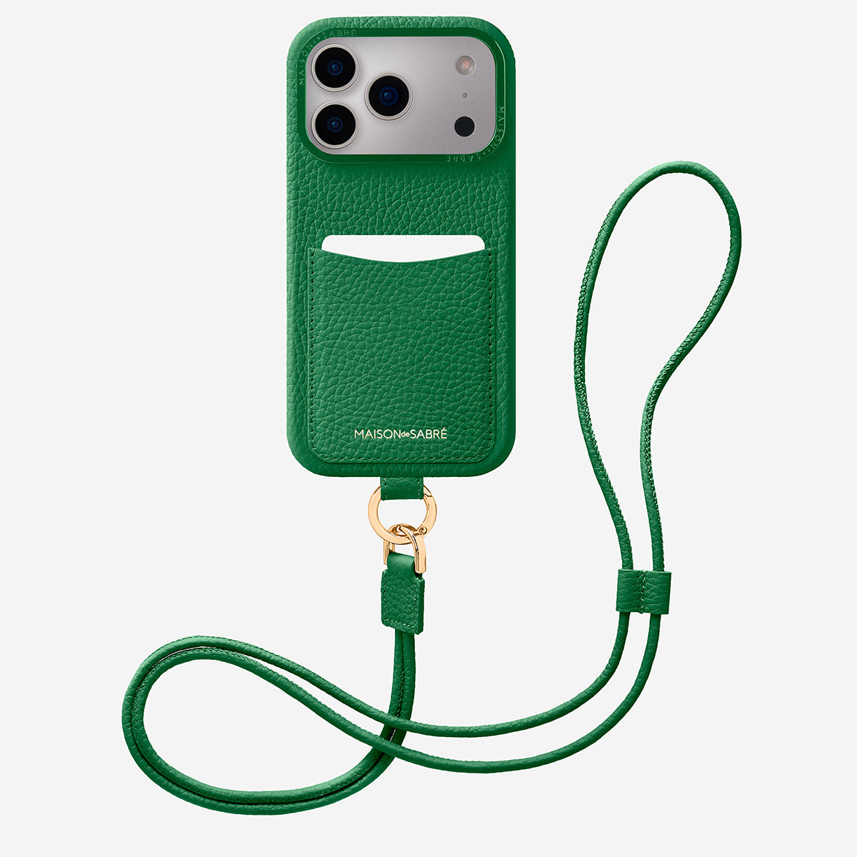 The Sling Phone Case iPhone 17 Pro Max - Emerald Green – MAISON de
