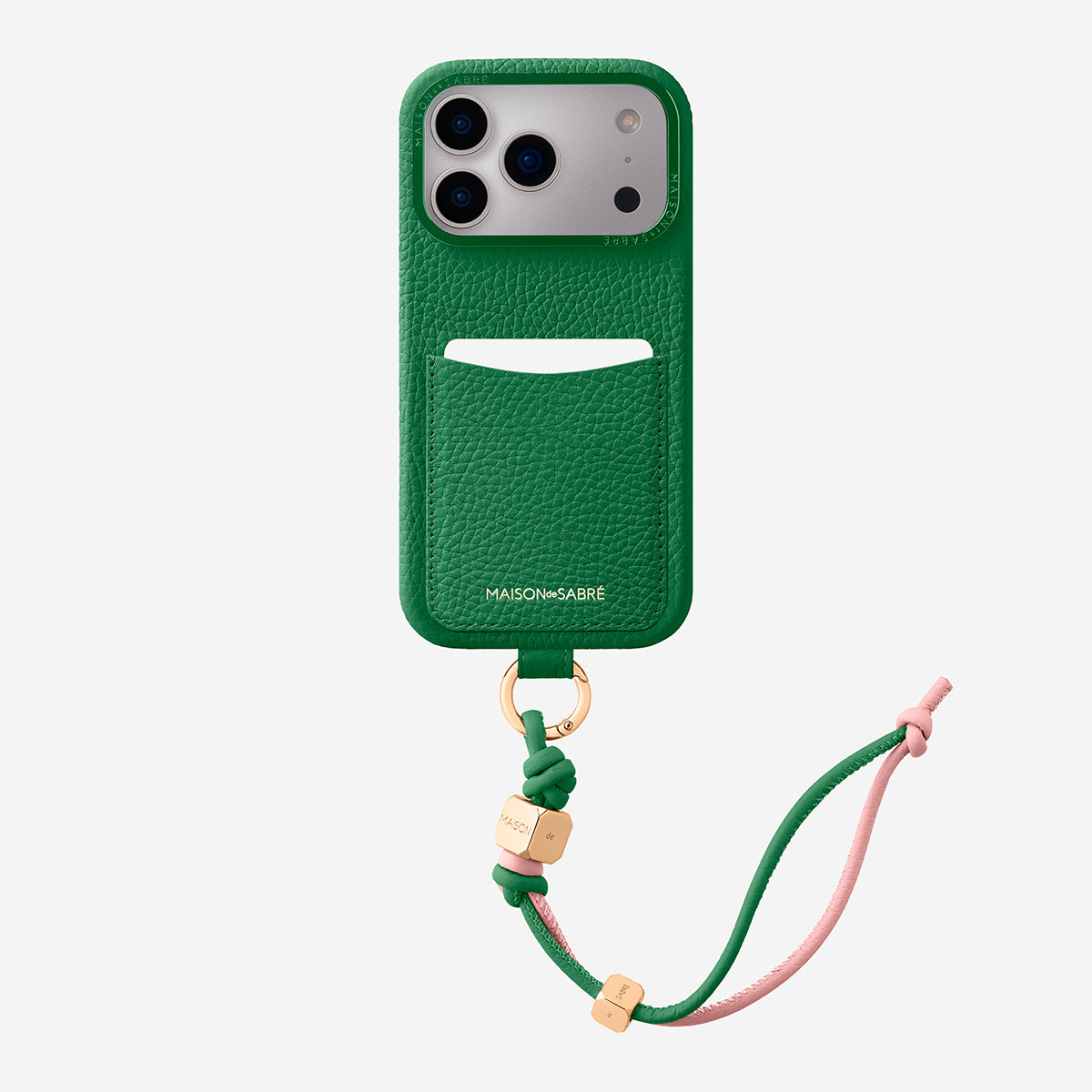 The Wristlet Phone Case iPhone 17 Pro Max - Emerald Green