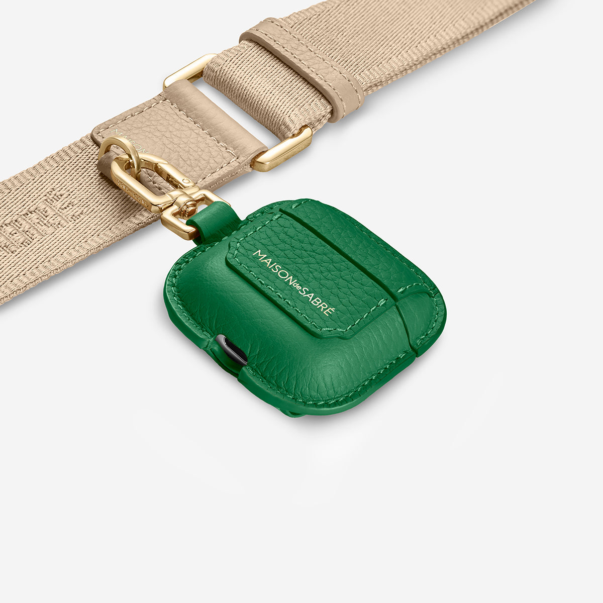 AirPodsケース AirPods 4 Case Charm エメラルドグリーン | MAISON de