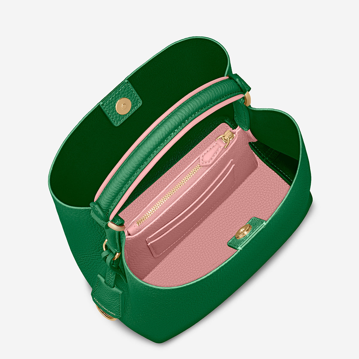 ミニバケットバッグ Mini Bucket Bag エメラルドリリー | MAISON de SABRÉ