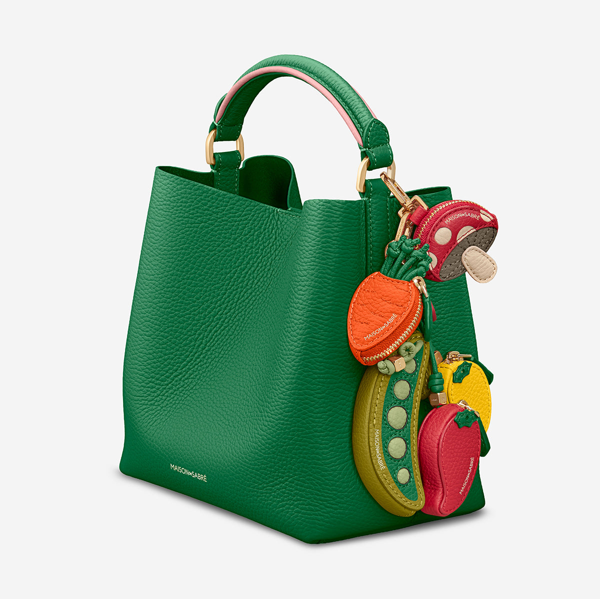 ミニバケットバッグ Mini Bucket Bag エメラルドリリー | MAISON de SABRÉ