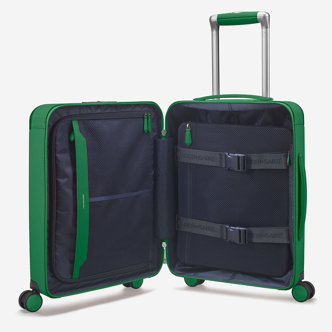 キャリーケース Carry-On Suitcase エメラルドグリーン | MAISON de SABRÉ