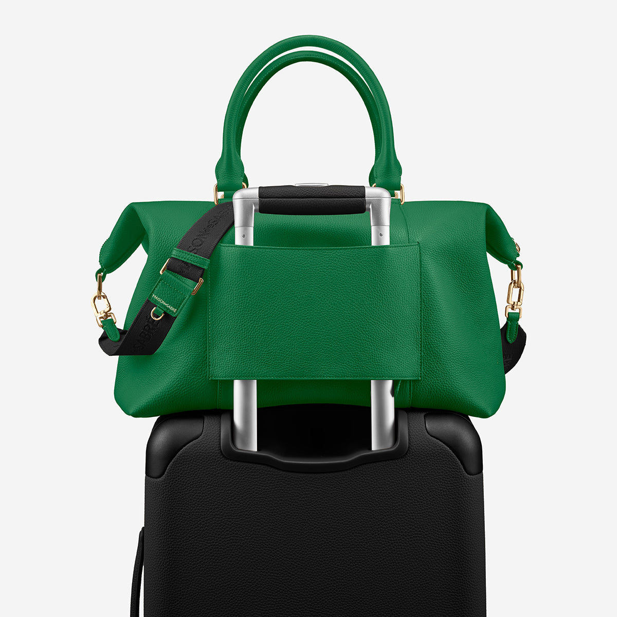 ボストンバッグ Weekender エメラルドグリーン | MAISON de SABRÉ