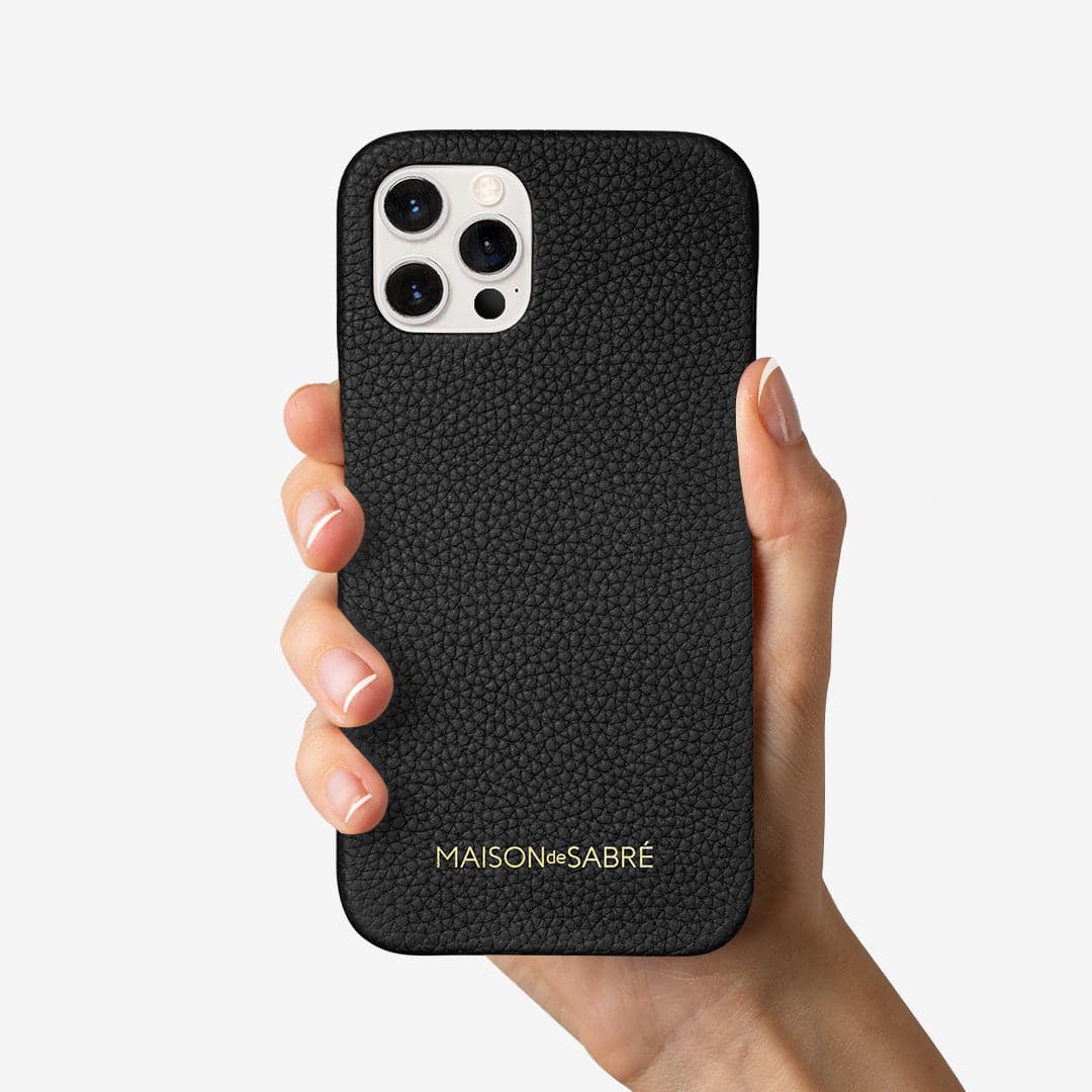 iPhone 12 Pro Case - Black Caviar