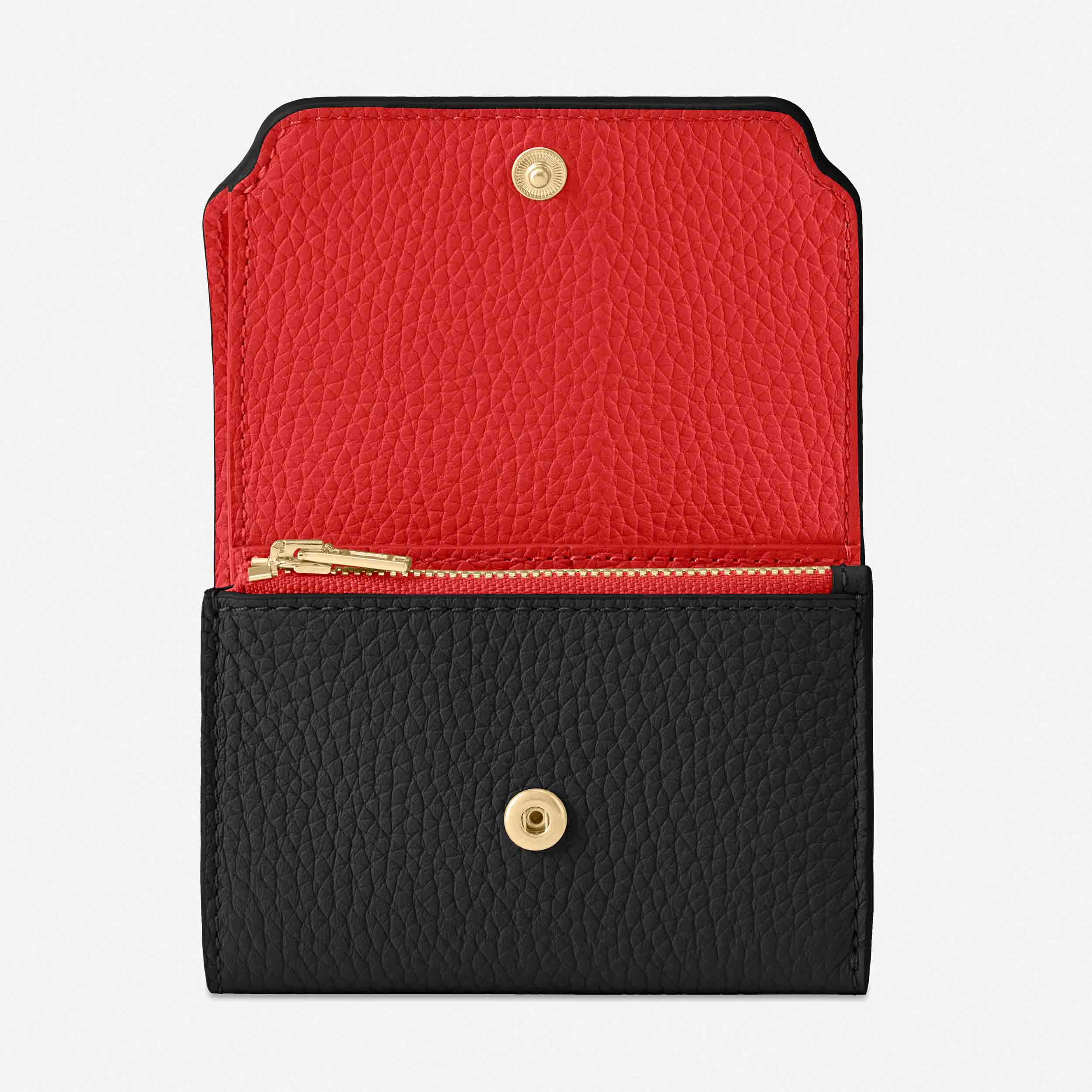 三つ折り財布 Trifold Wallet ルージュノワール | MAISON de SABRÉ
