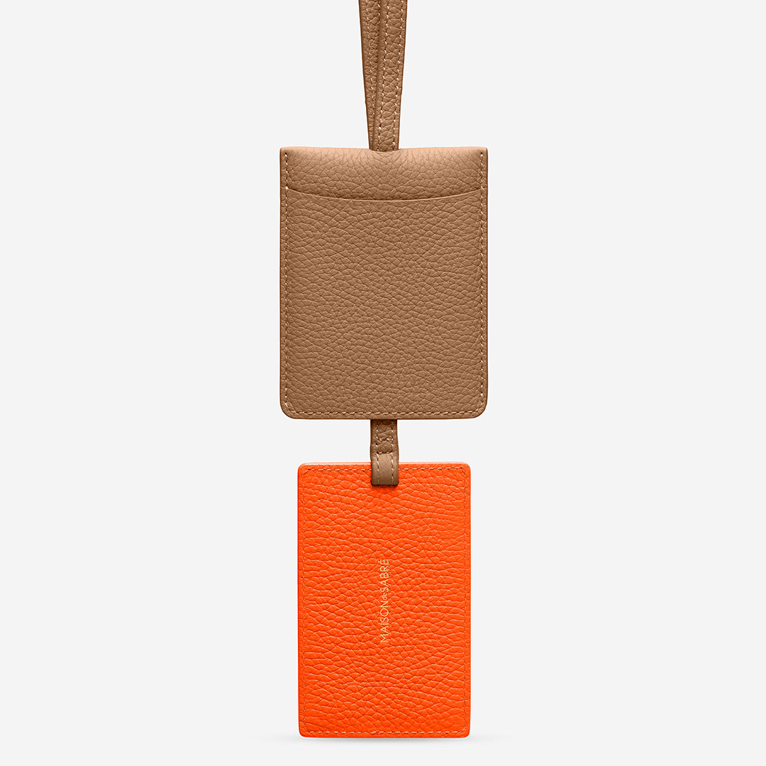 IDカードホルダー ID Lanyard マンハッタンサンドストーン | MAISON de