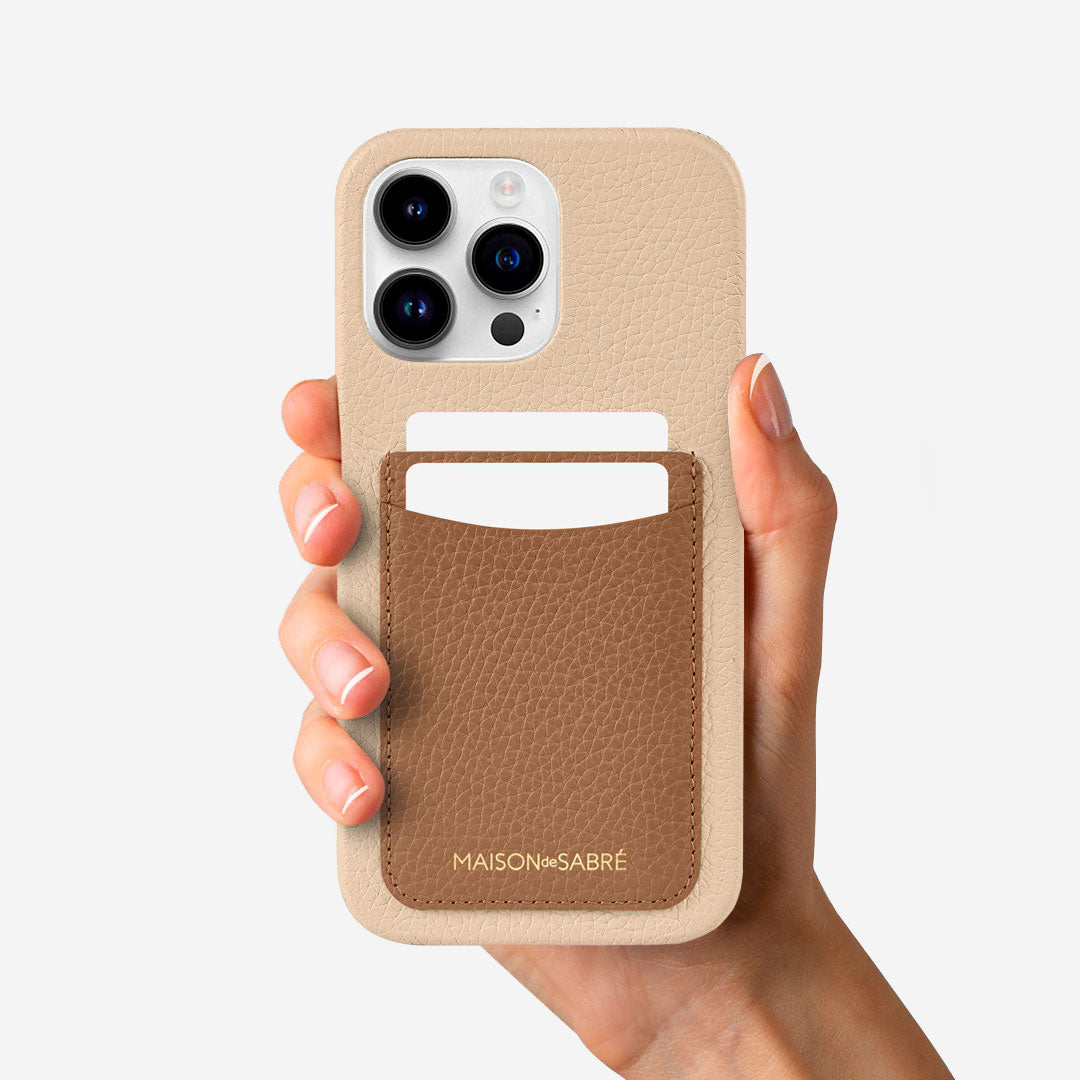 MAISONdeSABRE iPhone 14pro スマホケース The Card Phone Case iPhone 14 Pro - Sandstone Nude – MAISON de SABRÉ