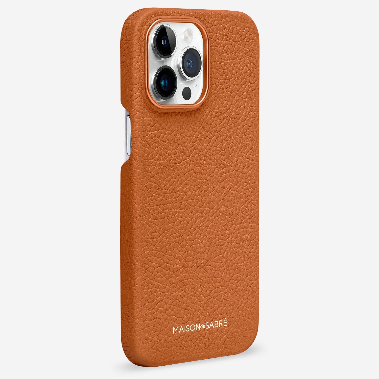 レザーケース iPhone 15 Pro Case ピーカンブラウン | MAISON de SABRÉ