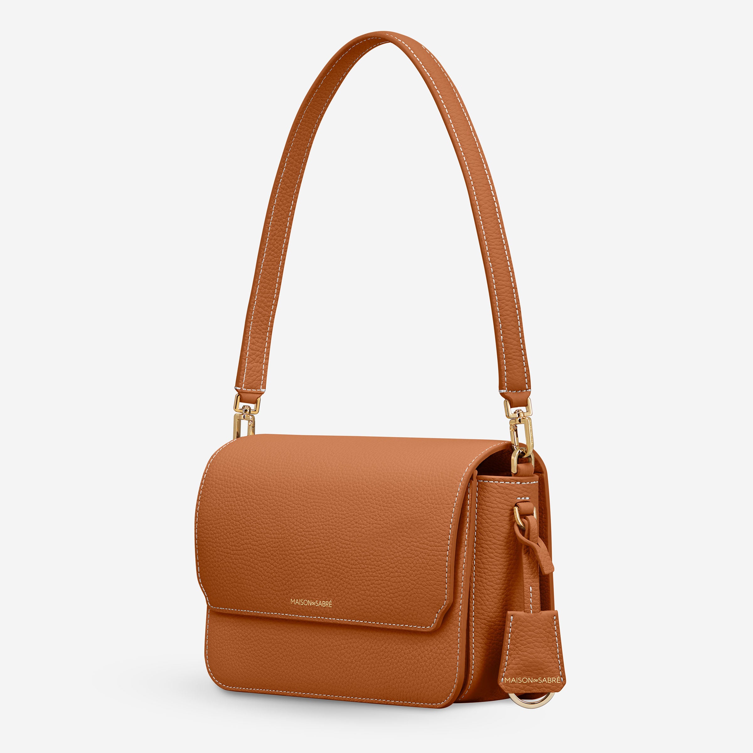 フラップバッグ Medium Flap Bag ピーカンブラウン | MAISON de SABRÉ