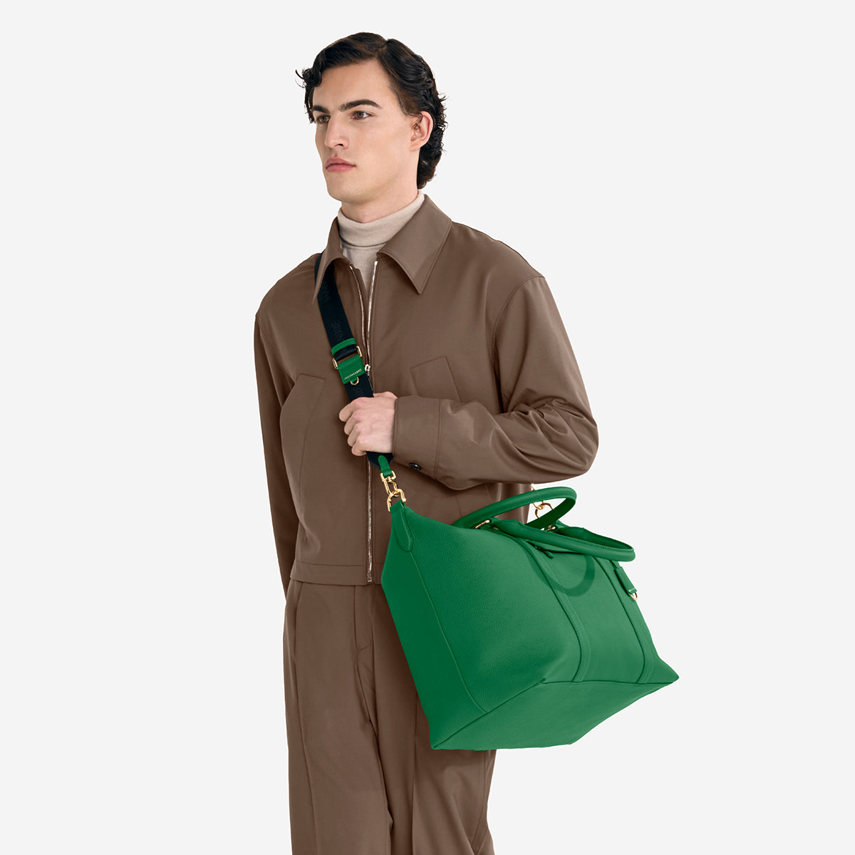 ボストンバッグ Weekender エメラルドグリーン | MAISON de SABRÉ