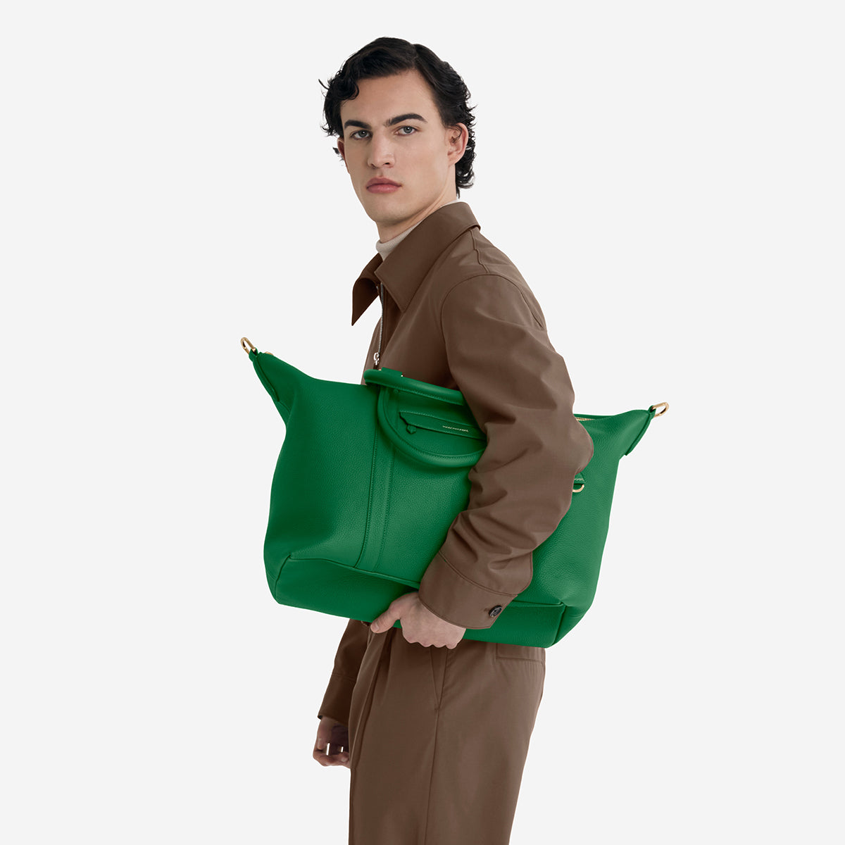 ボストンバッグ Weekender エメラルドグリーン | MAISON de SABRÉ