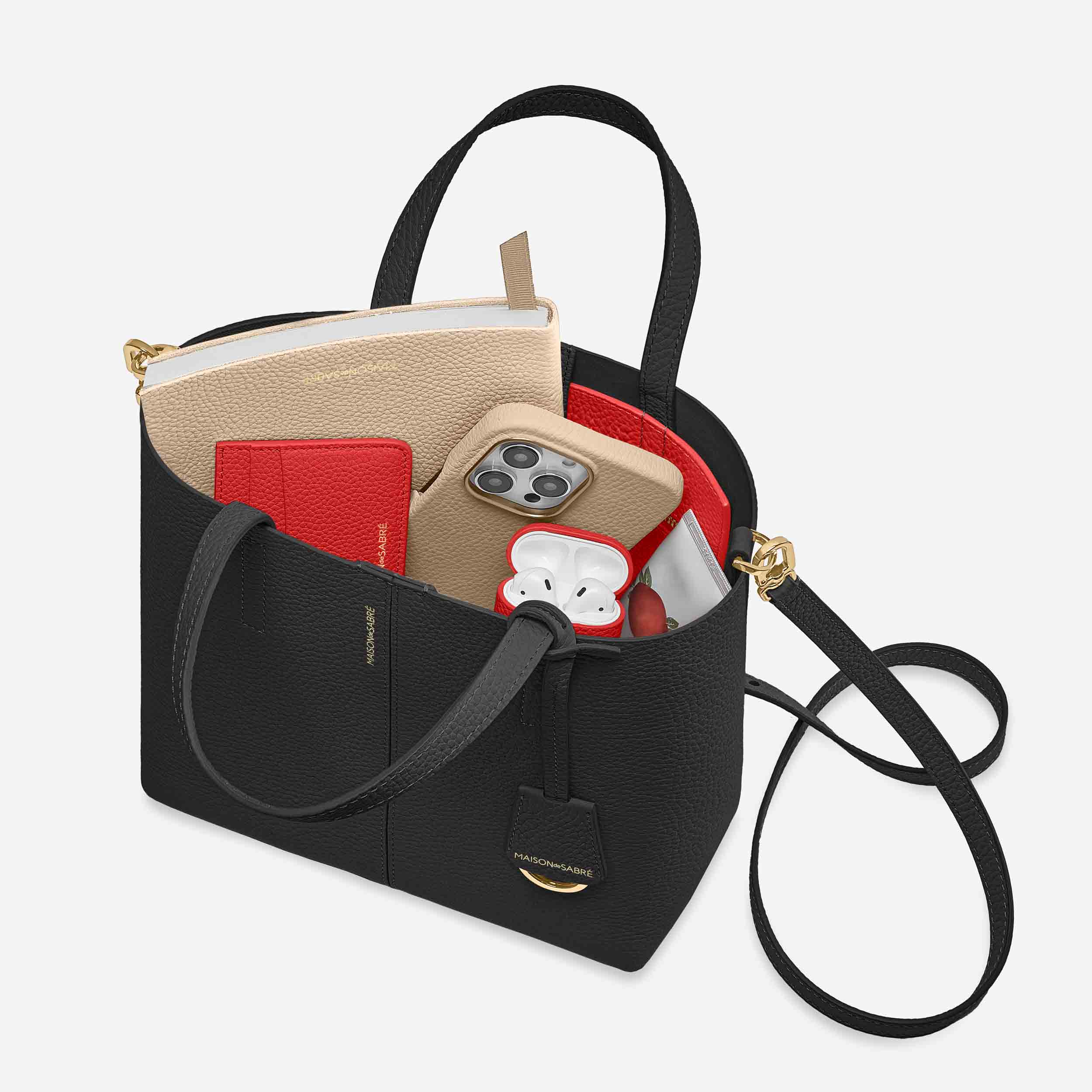 ソフトトートバッグ Small Soft Tote ルージュノワール | MAISON de SABRÉ