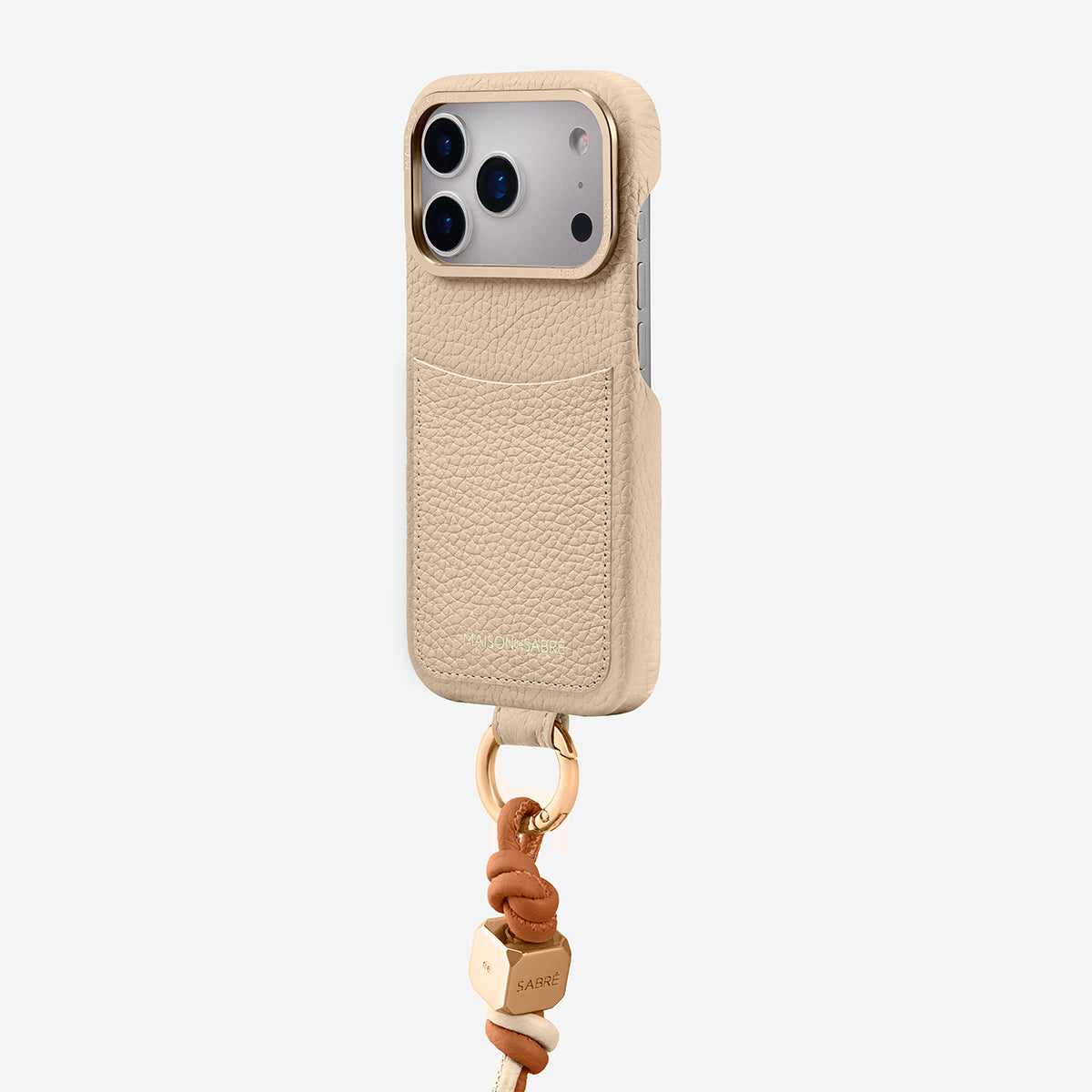 The Wristlet Phone Case iPhone 17 Pro - Saharan Nude