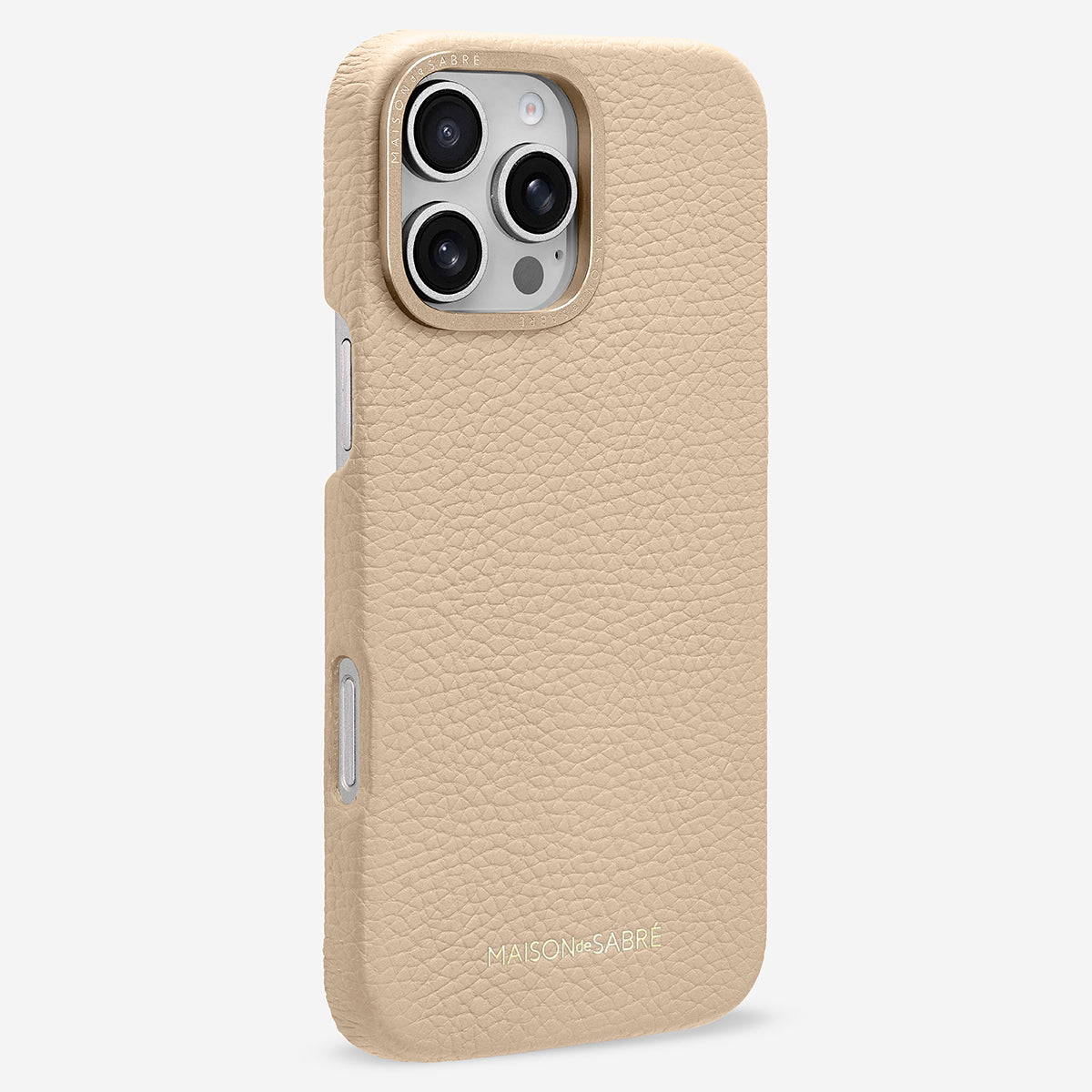 レザーケース iPhone 16 Pro Max Case サハランヌード | MAISON de SABRÉ