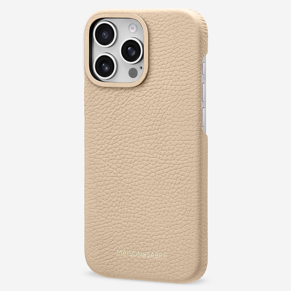 レザーケース iPhone 16 Pro Max Case サハランヌード | MAISON de SABRÉ