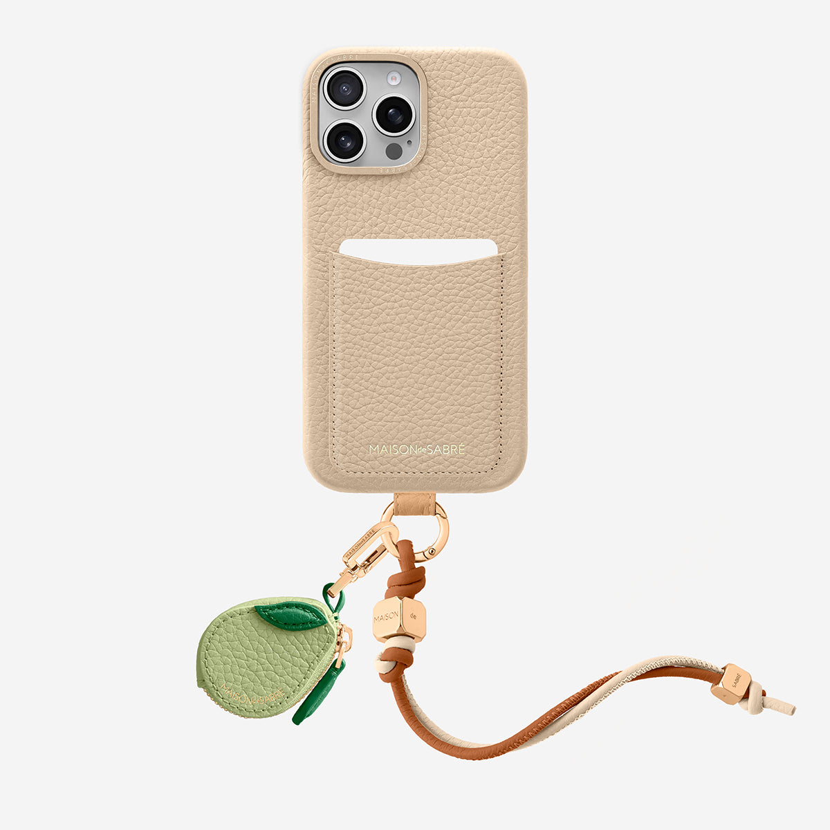 The Wristlet Phone Case iPhone 16 Pro - Saharan Nude