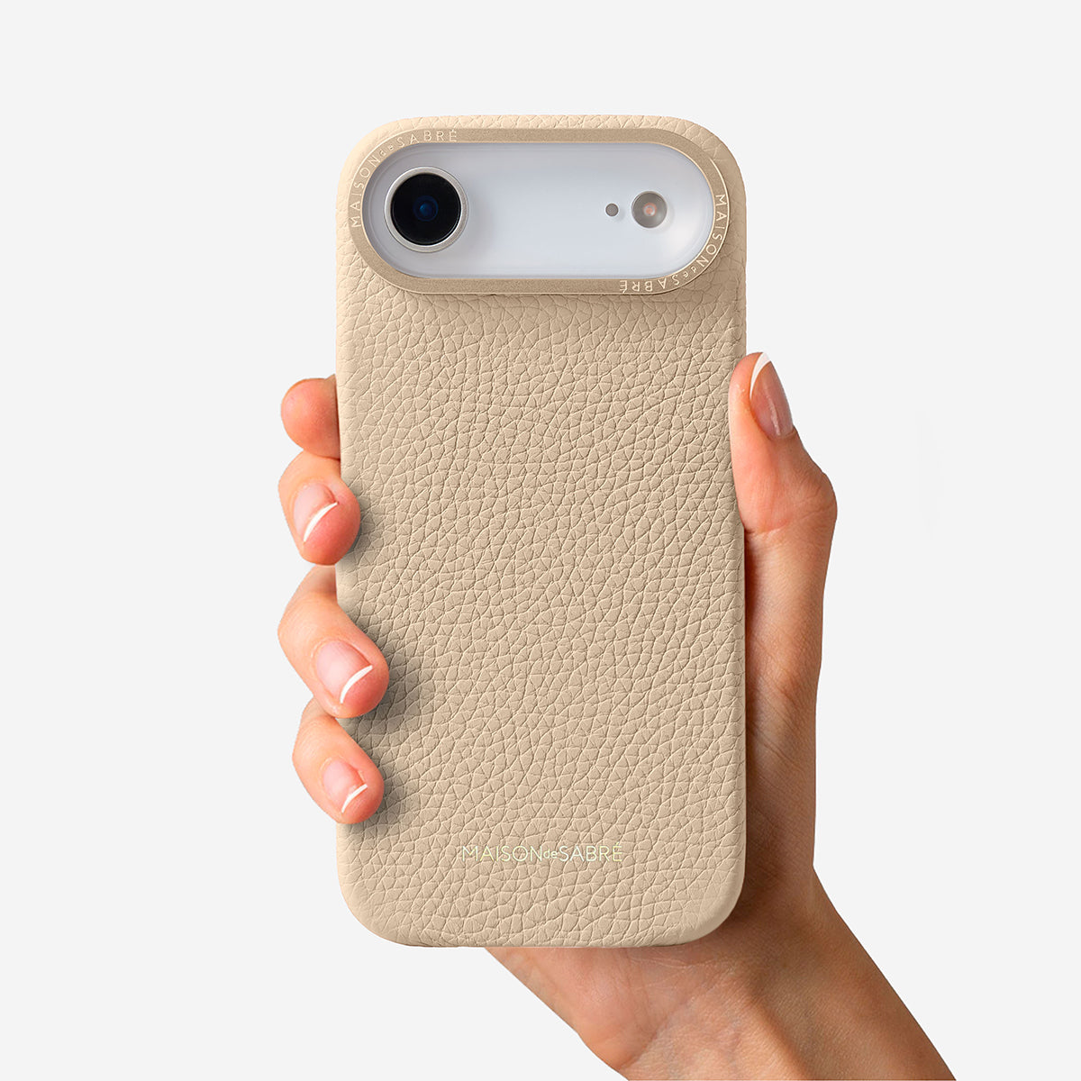 レザーケース iPhone 17 Air Case サハランヌード | MAISON de SABRÉ