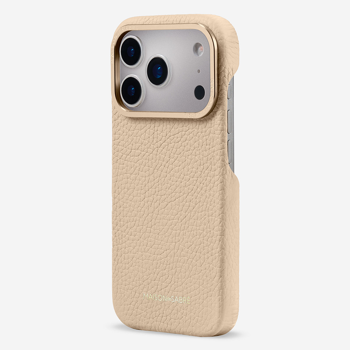 レザーケース iPhone 17 Pro Case サハランヌード | MAISON de SABRÉ